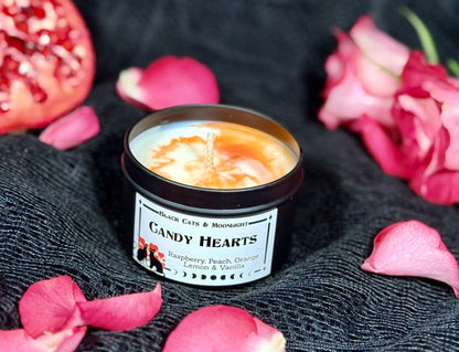 Candy Hearts Candle