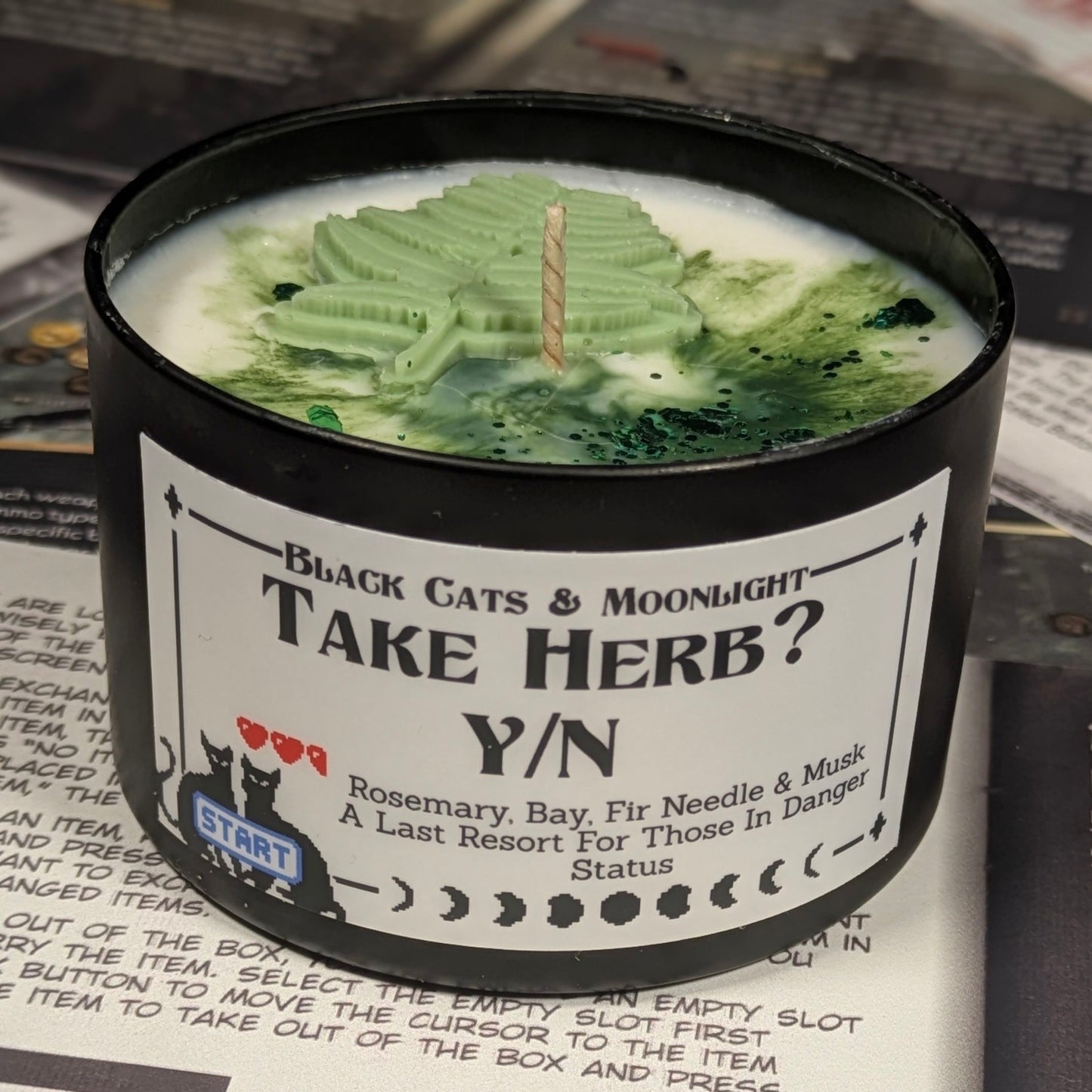 Take Herb? Y/N Candle